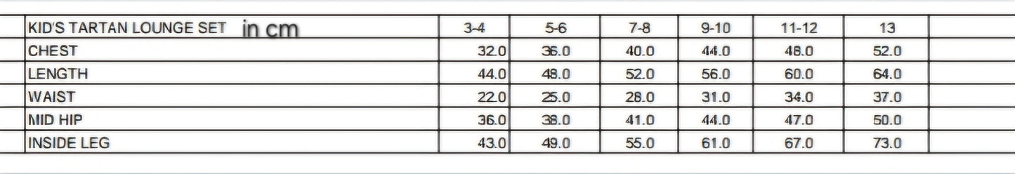 Personalised Kids’ Pyjama Set