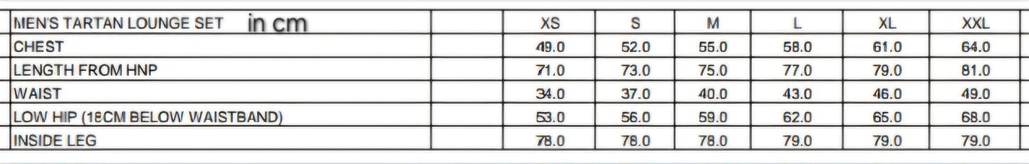 Personalised Men's Pyjama Set