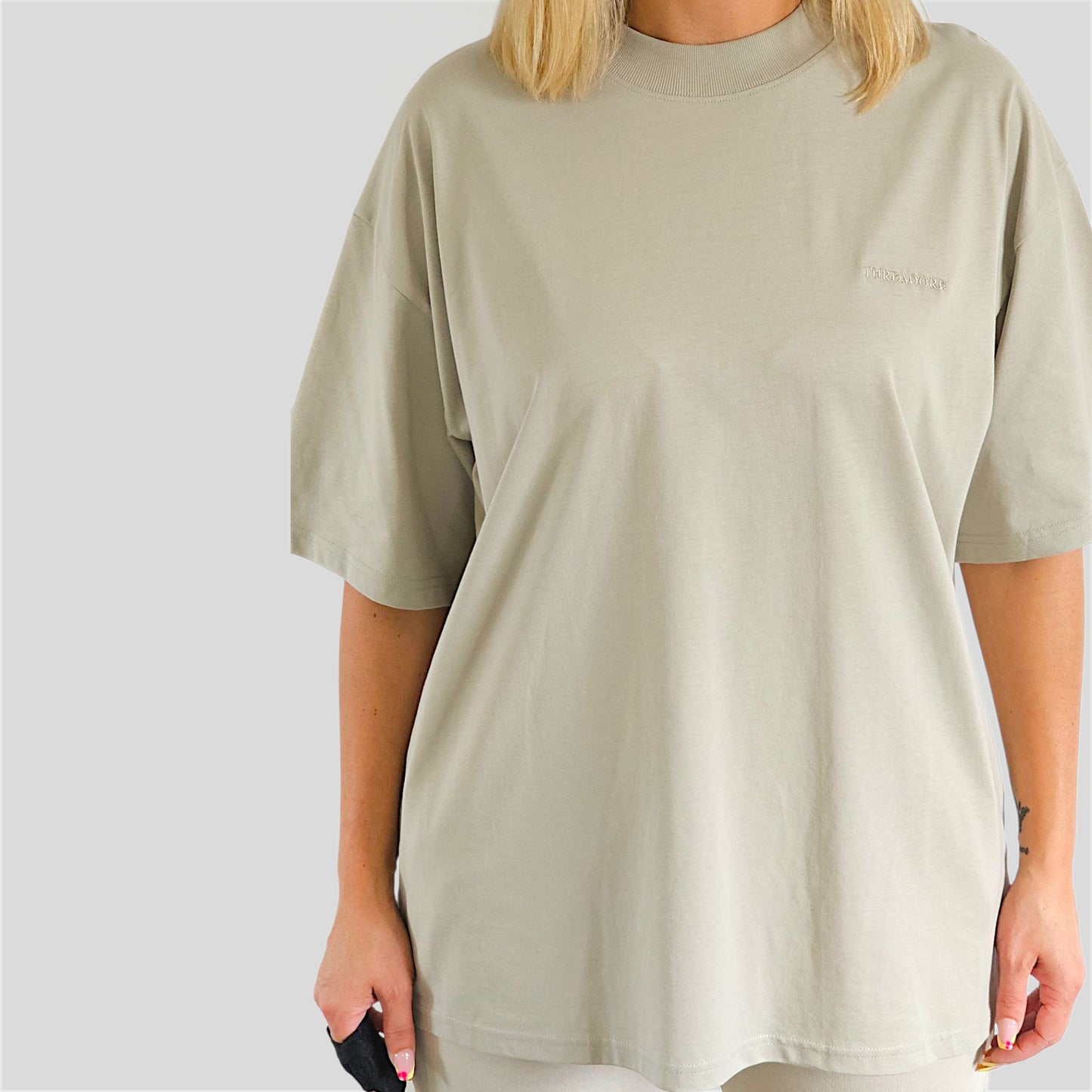 Oversized High Neck T-shirt