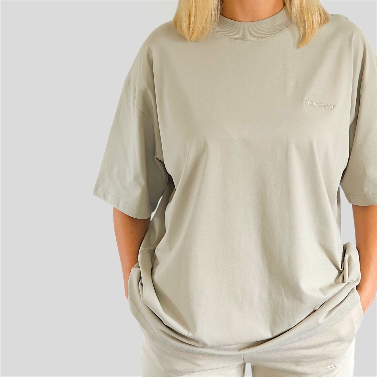 Oversized High Neck T-shirt