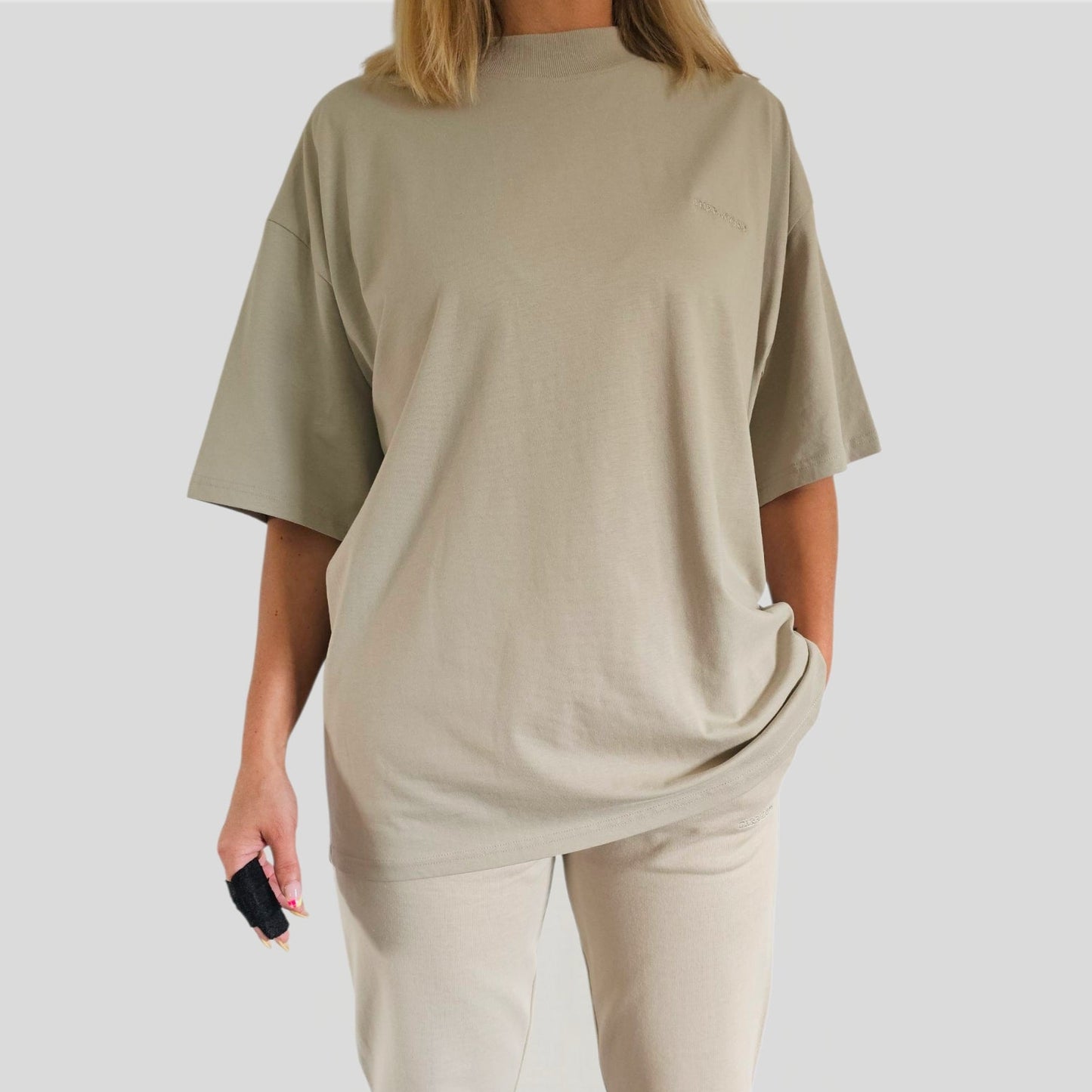 Oversized High Neck T-shirt