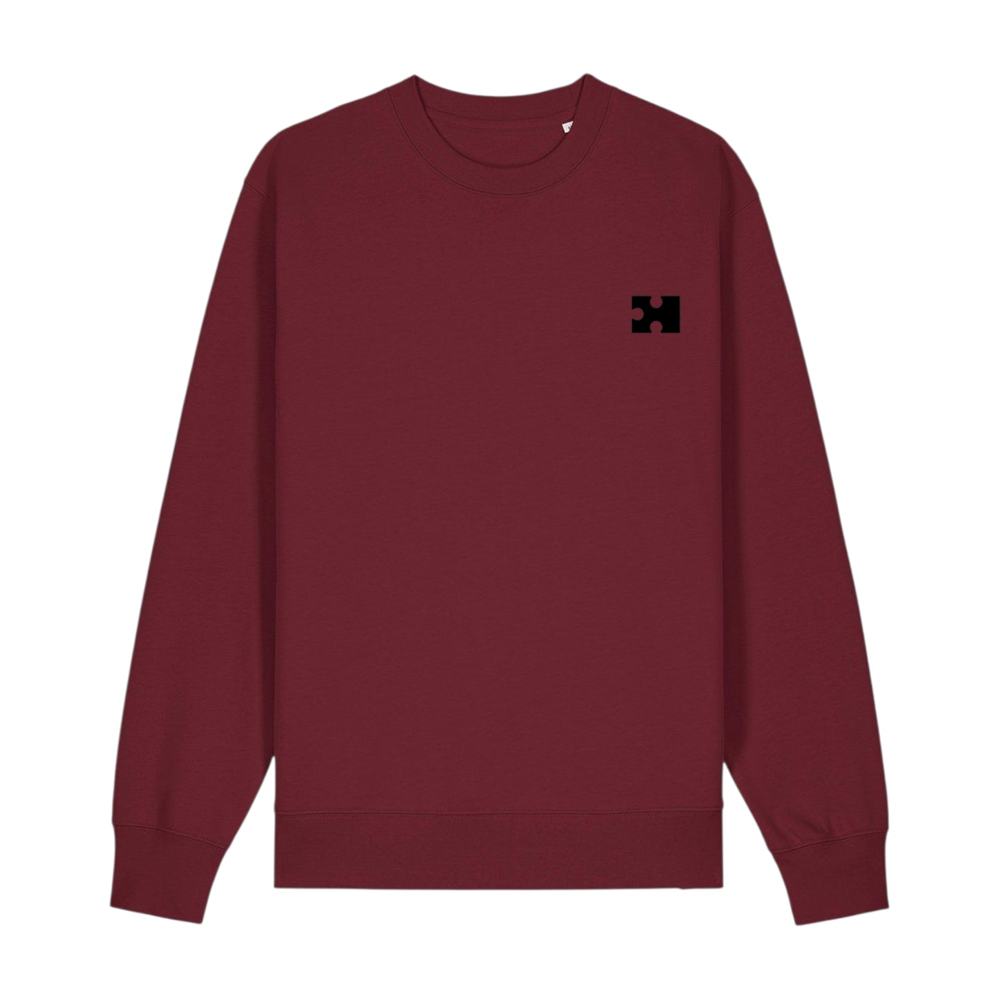 Puzzle Sweatshirt for Her (Black Thread)