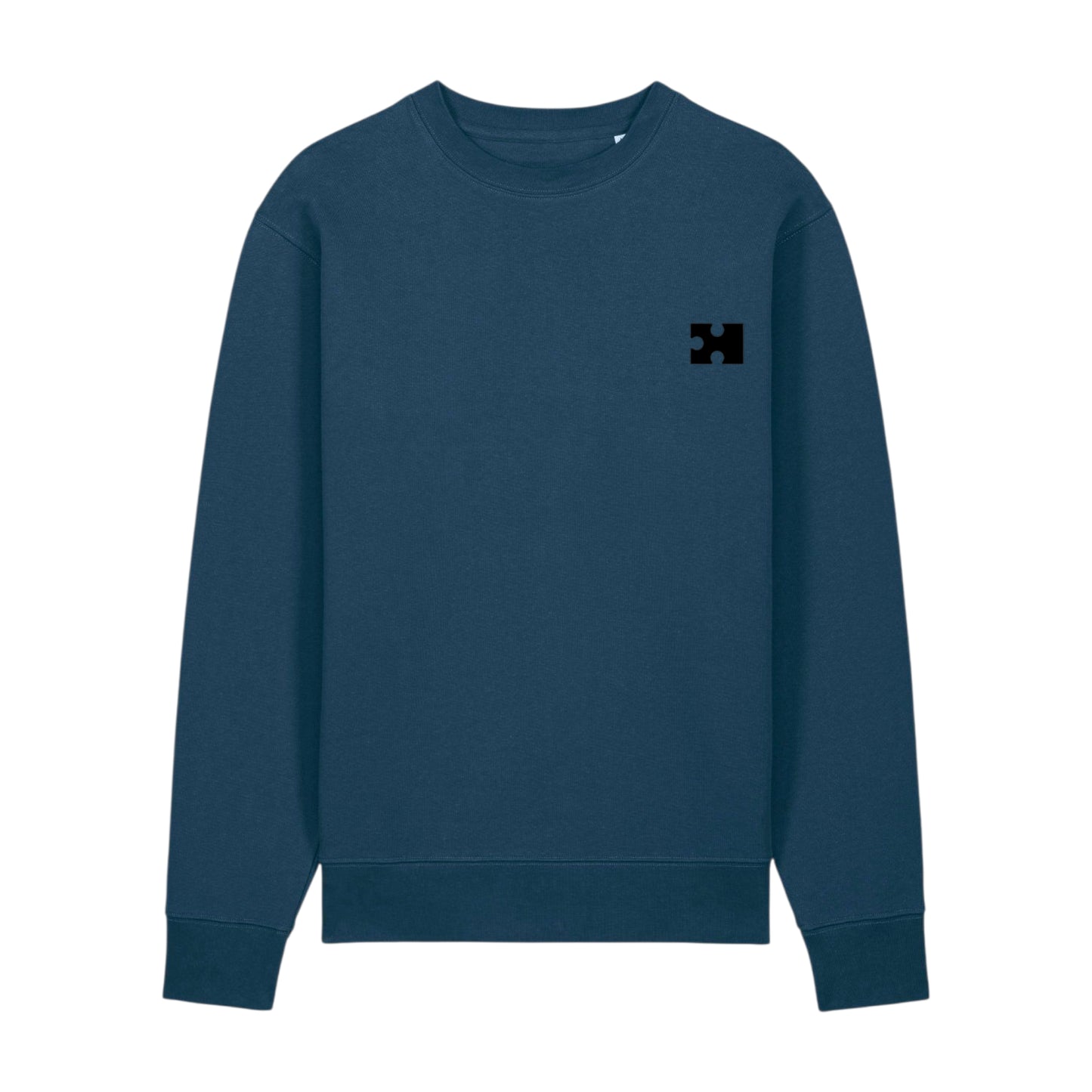 Puzzle Sweatshirt for Her (Black Thread)