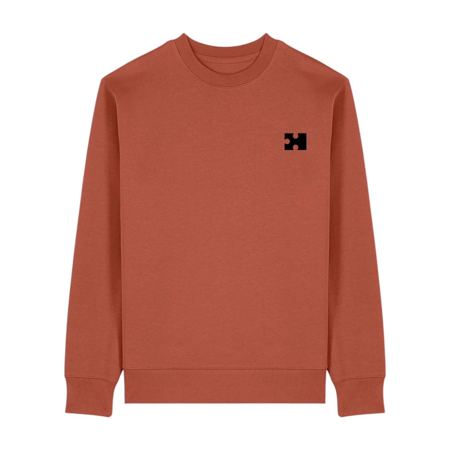 Puzzle Sweatshirt for Her (Black Thread)