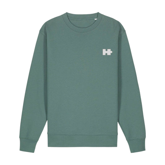 Puzzle Sweatshirt for Him (Cream Thread)