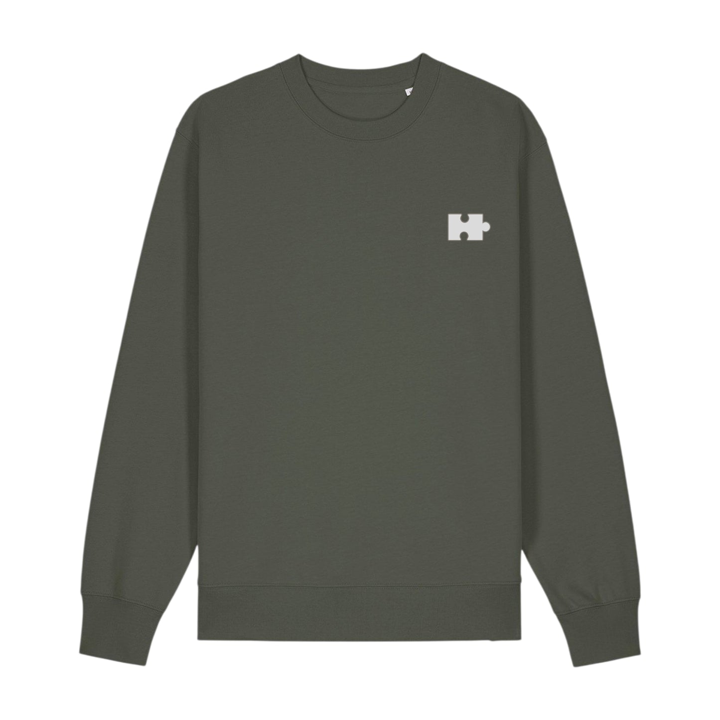 Puzzle Sweatshirt for Him (Cream Thread)