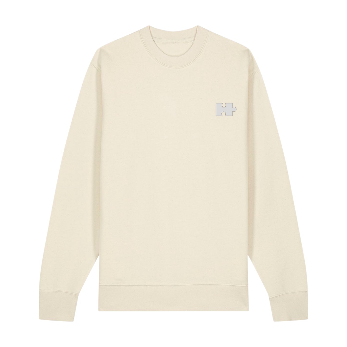 Puzzle Sweatshirt for Him (Cream Thread)