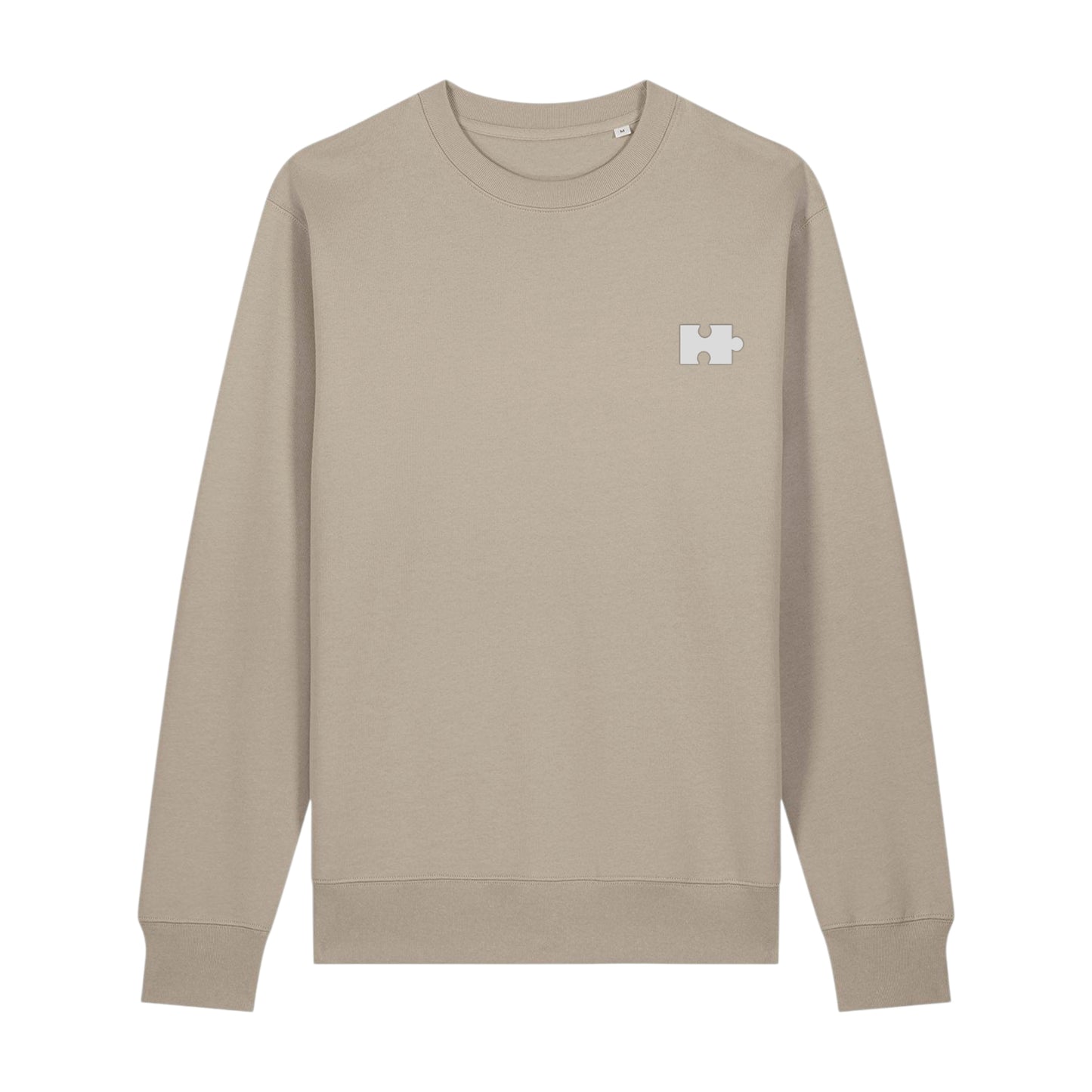 Puzzle Sweatshirt for Him (Cream Thread)