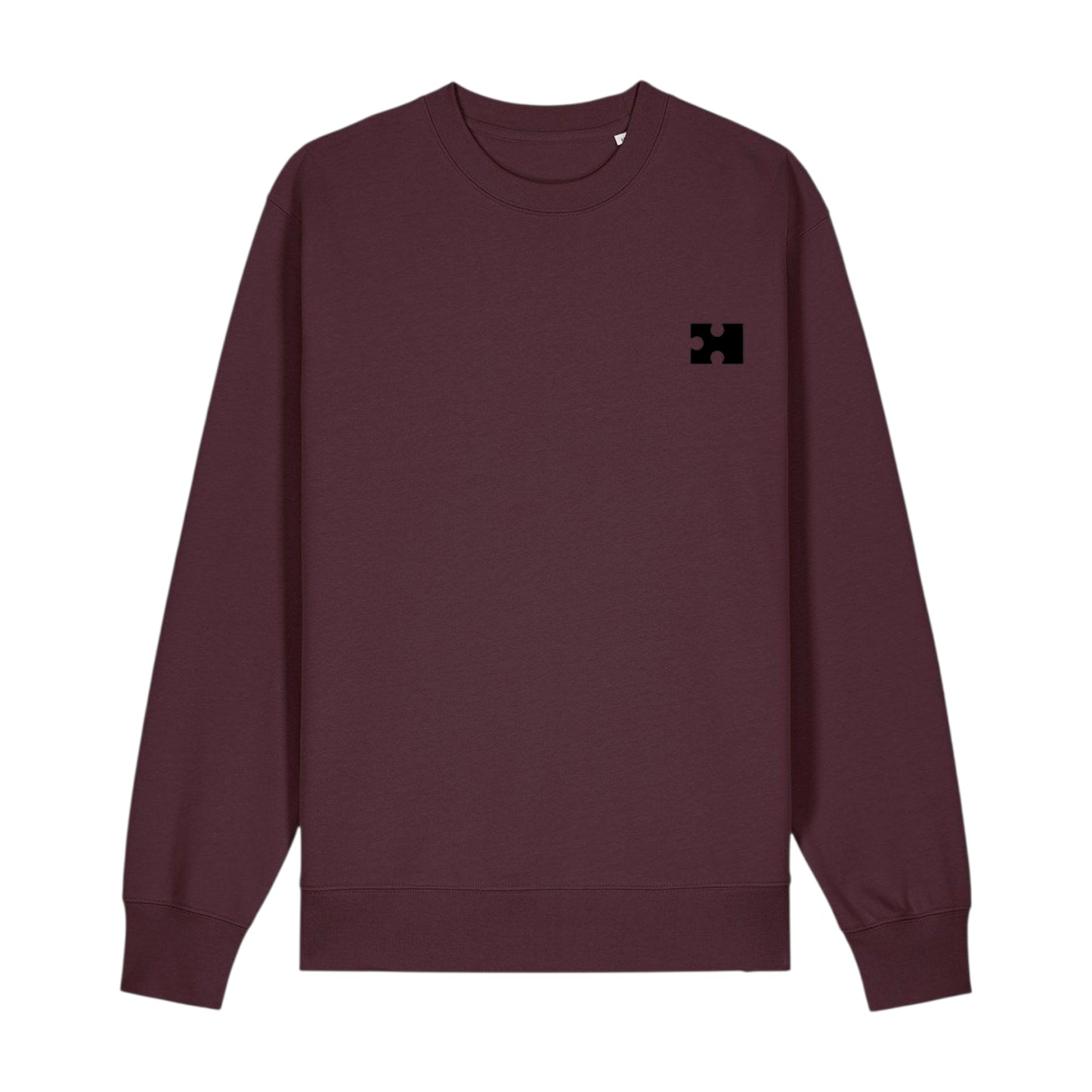 Puzzle Sweatshirt for Her (Black Thread)