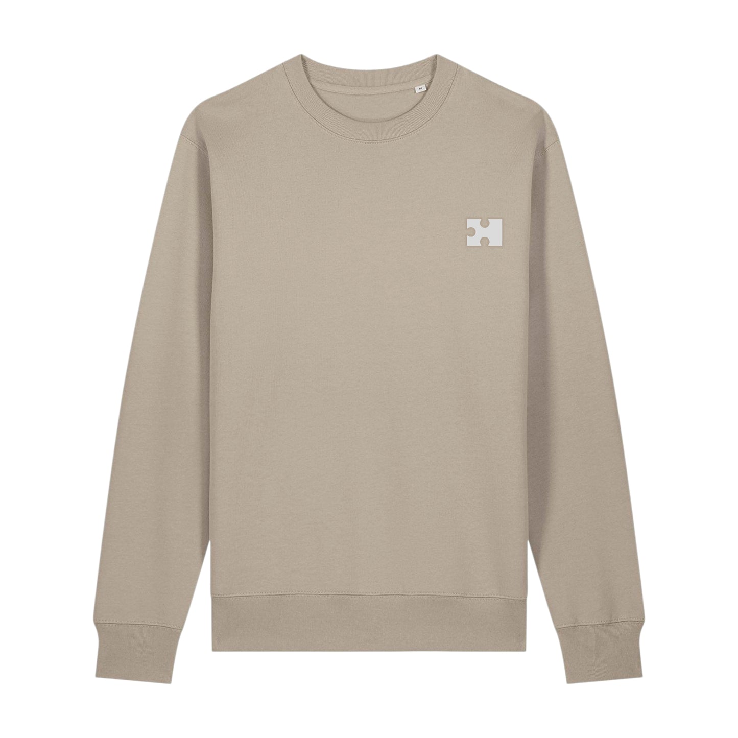 Puzzle Sweatshirt for Her (Cream Thread)