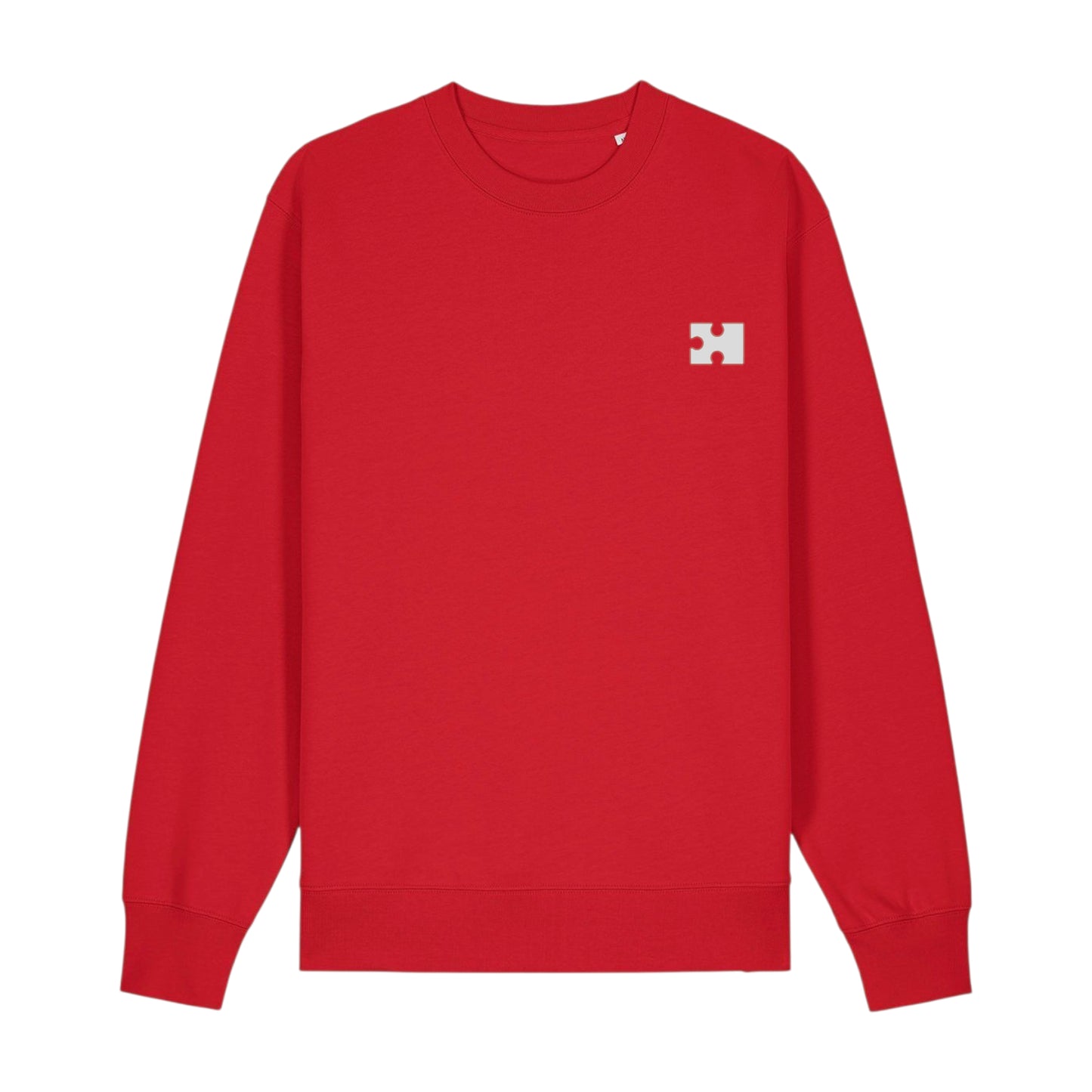 Puzzle Sweatshirt for Her (Cream Thread)