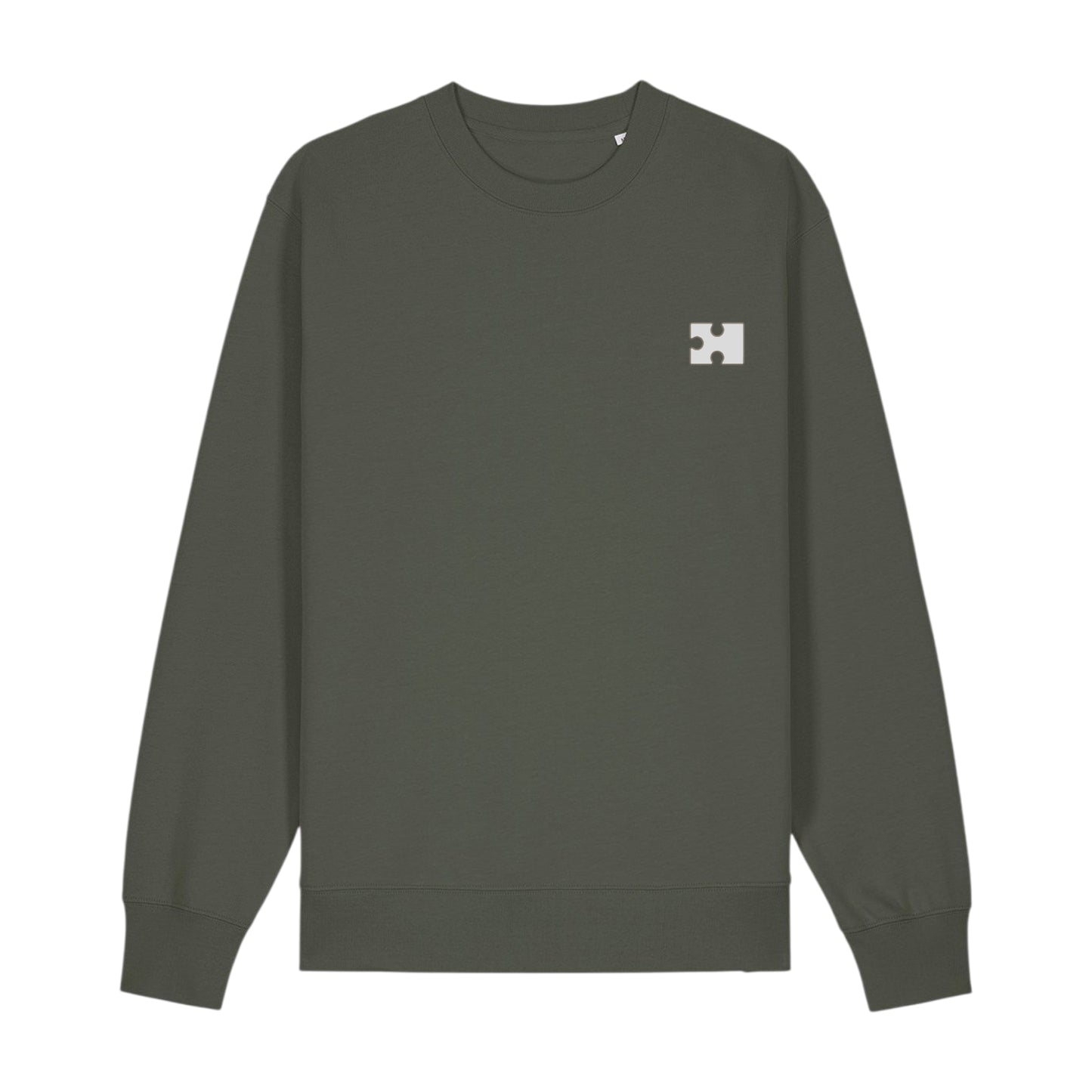 Puzzle Sweatshirt for Her (Cream Thread)