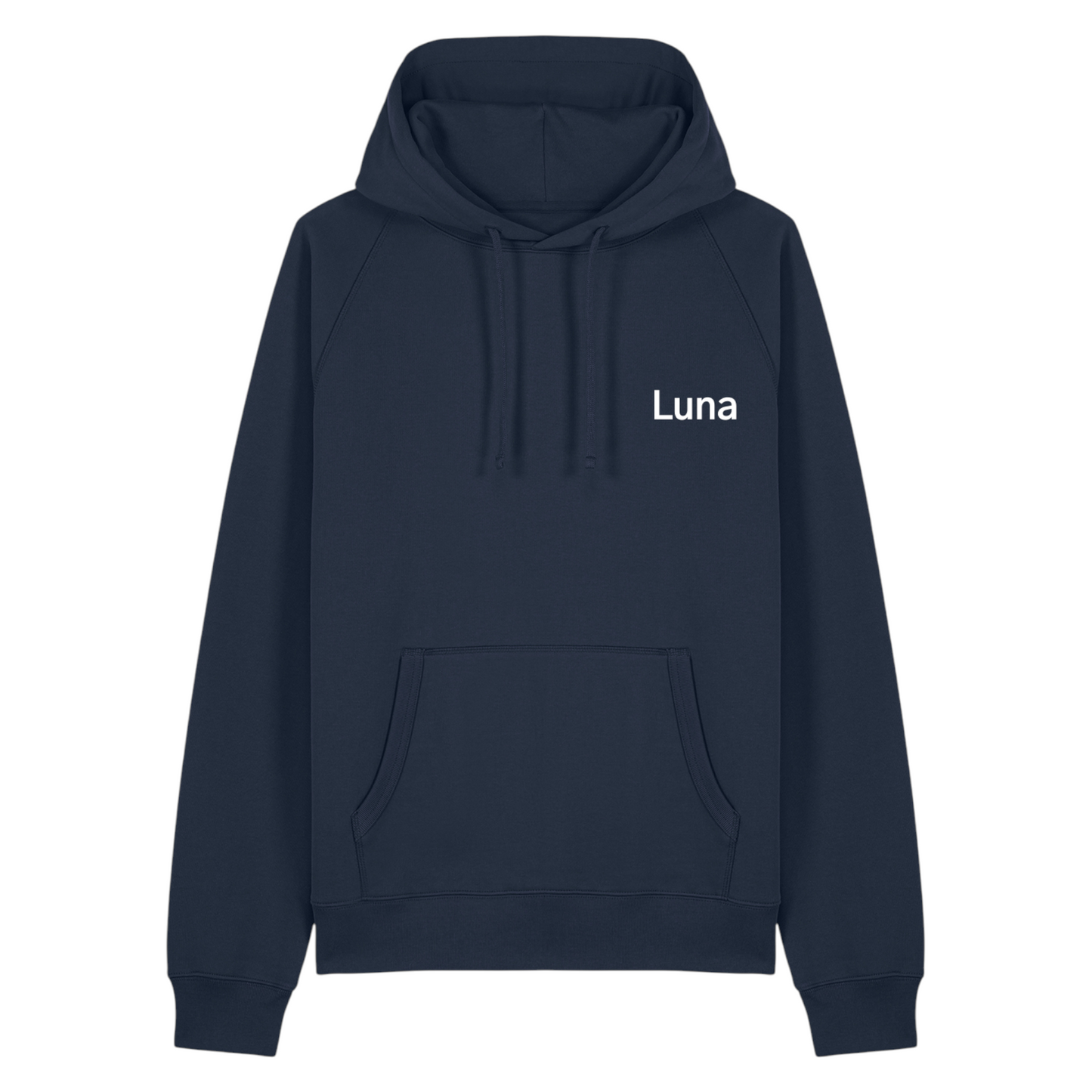 Custom Text Left Chest Soft Hoodie
