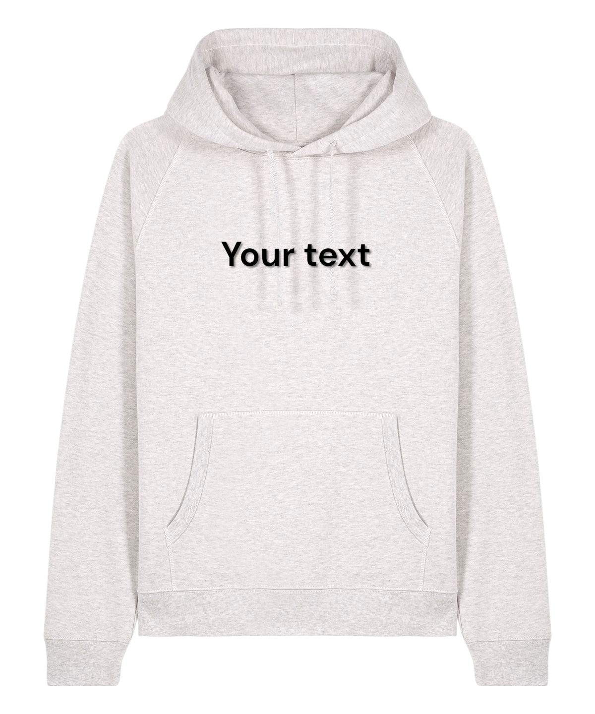 Custom Text Chest Soft Hoodie