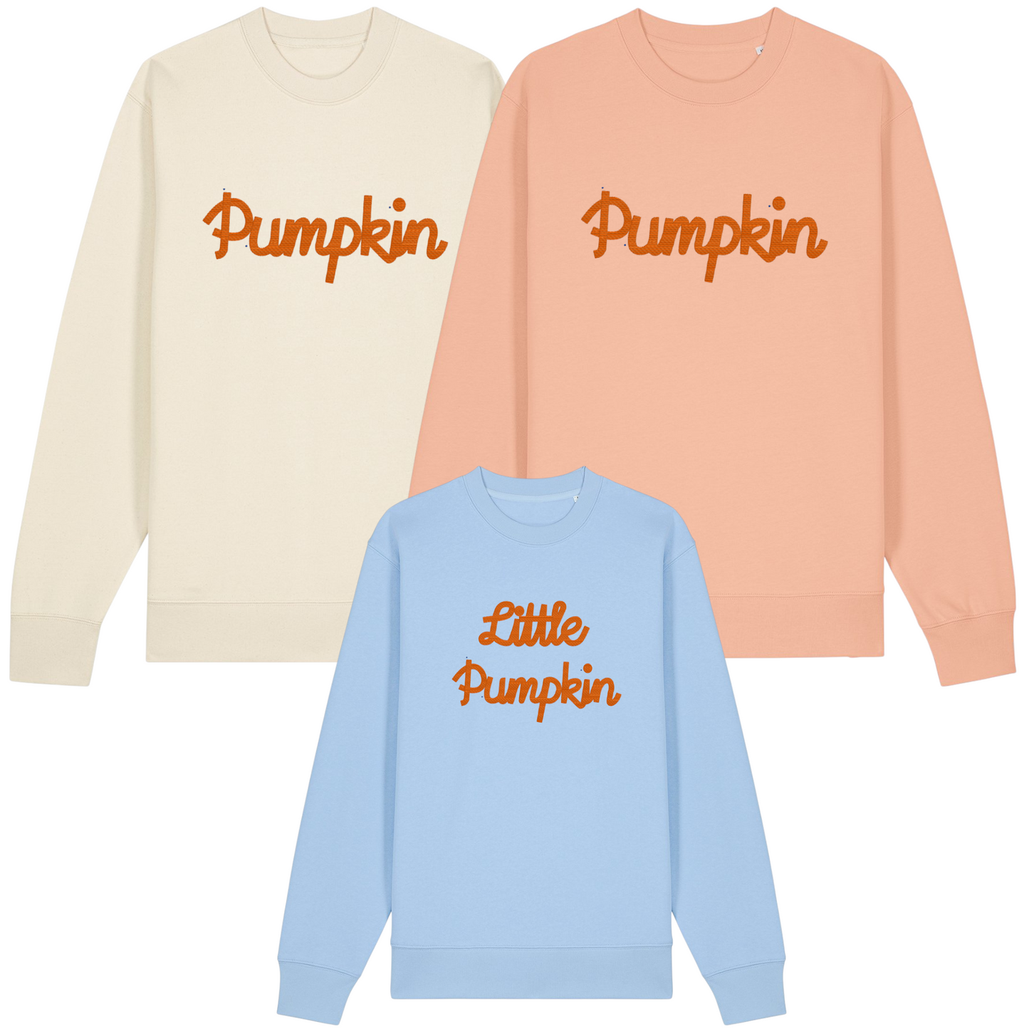 Little Pumpkin Kids Sweatshirt (Orange)